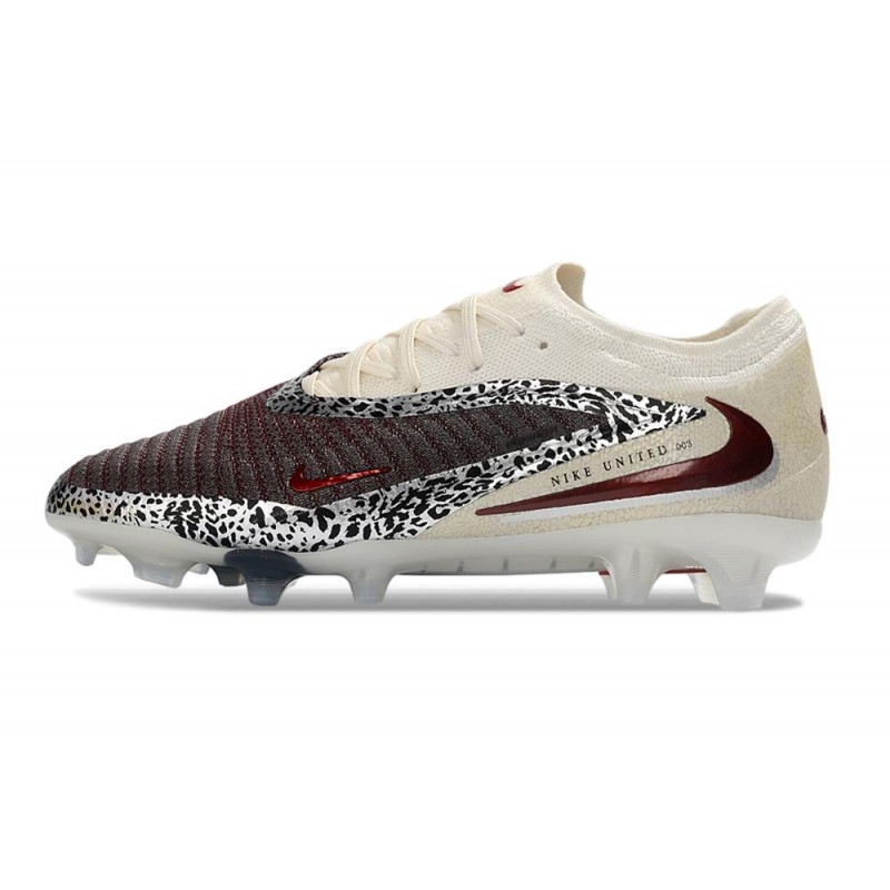 Billiga fotbollsskor Nike Phantom 6 Elite Low FG Röd Svart Vit för Herr 3 Billiga Fotbollsskor Billiga fotbollsskor Nike Phantom 6 Elite Low FG Röd Svart Vit 3