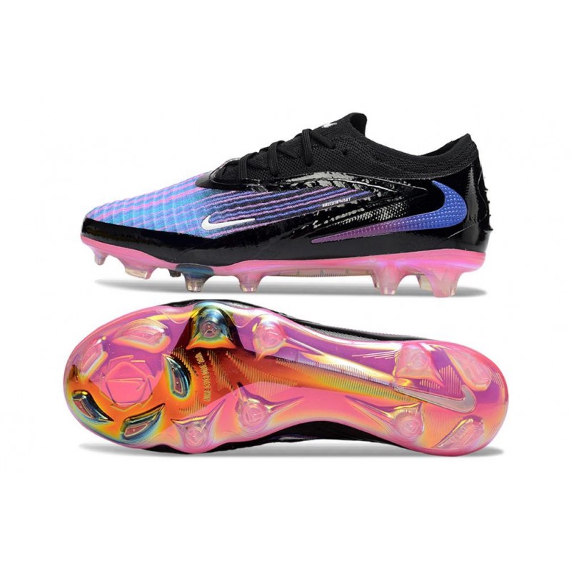 Billiga fotbollsskor Nike Phantom 6 Elite Low FG Svart Blå för Herr 4 Billiga Fotbollsskor Billiga fotbollsskor Nike Phantom 6 Elite Low FG Svart Blå 4