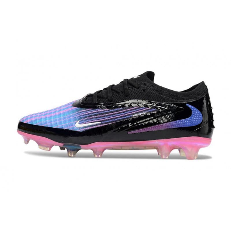 Billiga fotbollsskor Nike Phantom 6 Elite Low FG Svart Blå för Herr 3 Billiga Fotbollsskor Billiga fotbollsskor Nike Phantom 6 Elite Low FG Svart Blå 3