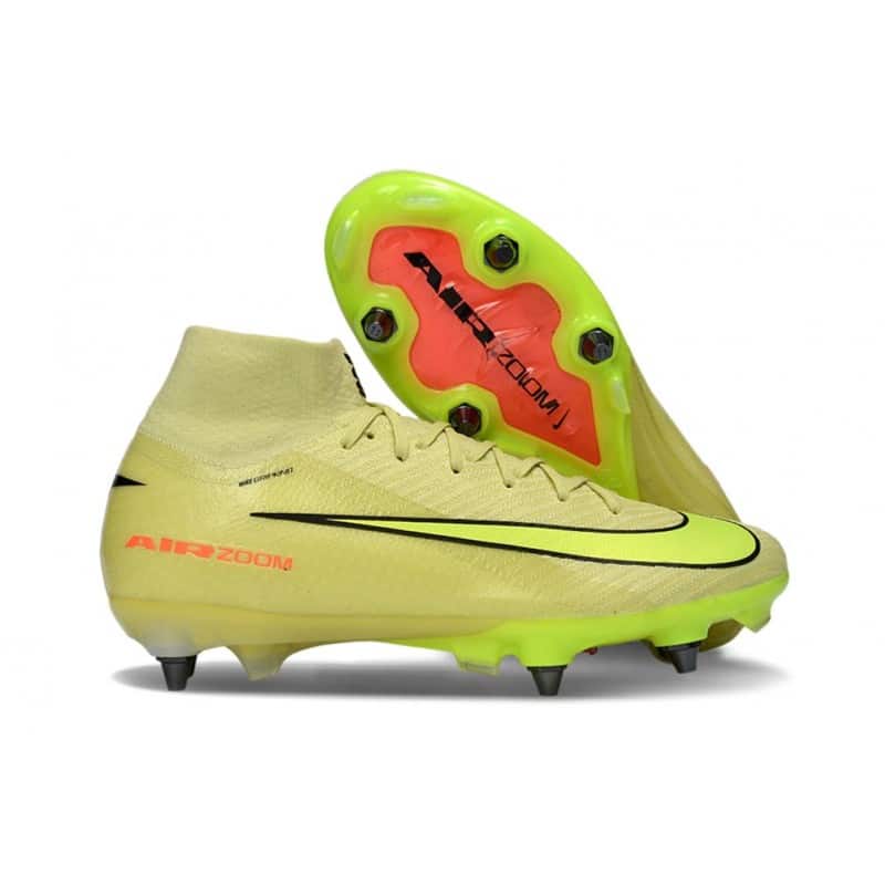 fotbollsskor Nike Zoom Mercurial Superfly X Elite SG Gul Röd för Herr 5 Billiga Fotbollsskor fotbollsskor Nike Zoom Mercurial Superfly X Elite SG Gul Röd 5