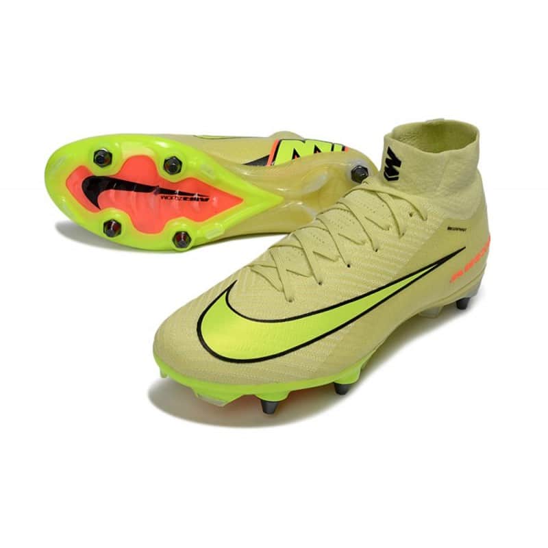 fotbollsskor Nike Zoom Mercurial Superfly X Elite SG Gul Röd för Herr 7 Billiga Fotbollsskor fotbollsskor Nike Zoom Mercurial Superfly X Elite SG Gul Röd 7