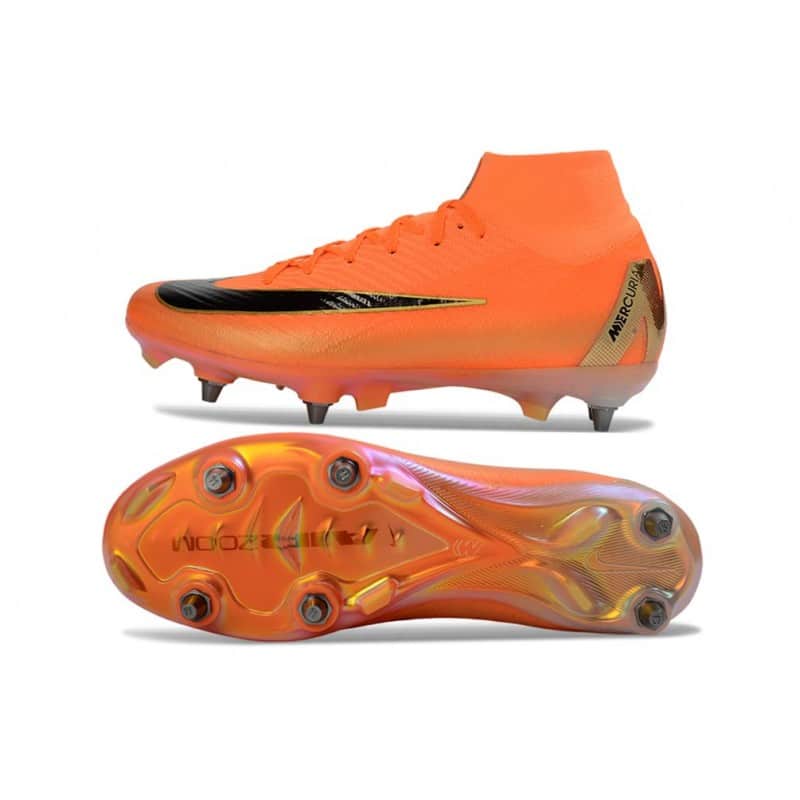fotbollsskor Nike Zoom Mercurial Superfly X Elite SG Orange Svart för Herr 4 Billiga Fotbollsskor fotbollsskor Nike Zoom Mercurial Superfly X Elite SG Orange Svart 4