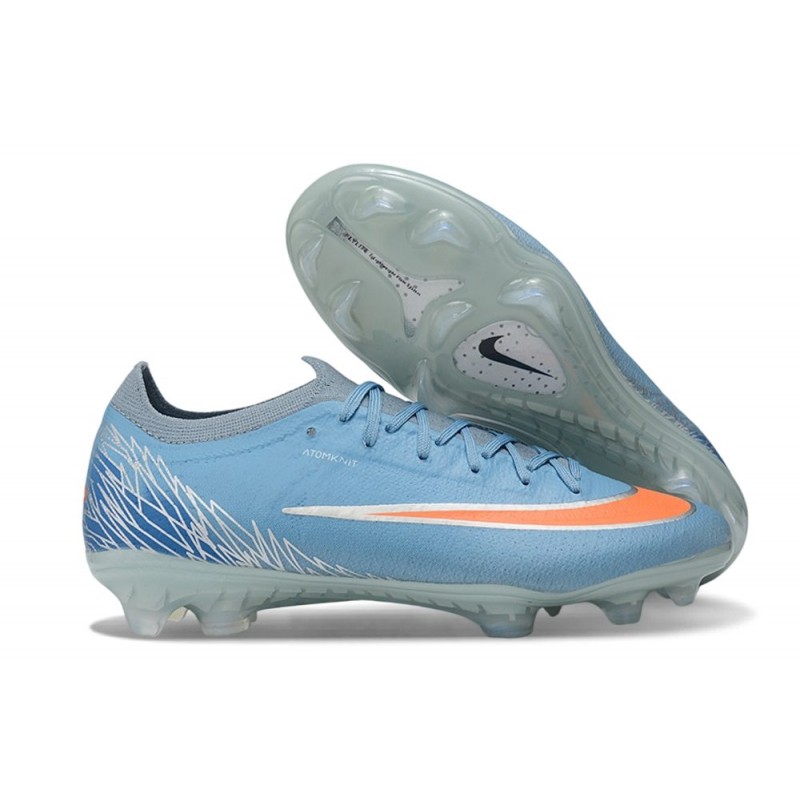 Nike Zoom Mercurial Vapor 17 Elite FG Blå Orange för Herr 5 Billiga Fotbollsskor Nike Zoom Mercurial Vapor 17 Elite FG Blå Orange 5