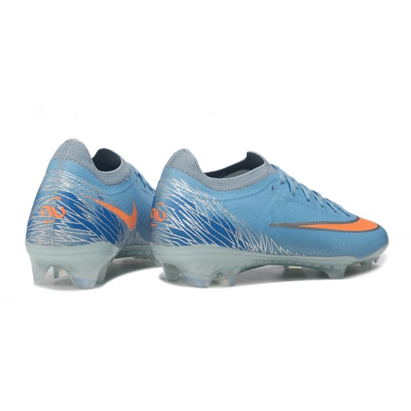 Nike Zoom Mercurial Vapor 17 Elite FG Blå Orange för Herr 6 Billiga Fotbollsskor Nike Zoom Mercurial Vapor 17 Elite FG Blå Orange 6