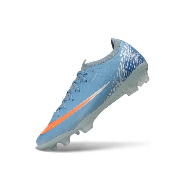 Nike Zoom Mercurial Vapor 17 Elite FG Blå Orange för Herr 8 Billiga Fotbollsskor Nike Zoom Mercurial Vapor 17 Elite FG Blå Orange 8