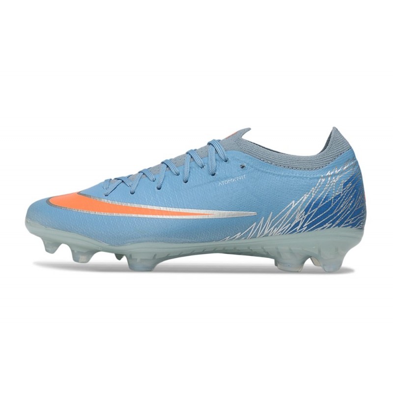 Nike Zoom Mercurial Vapor 17 Elite FG Blå Orange för Herr 3 Billiga Fotbollsskor Nike Zoom Mercurial Vapor 17 Elite FG Blå Orange 3
