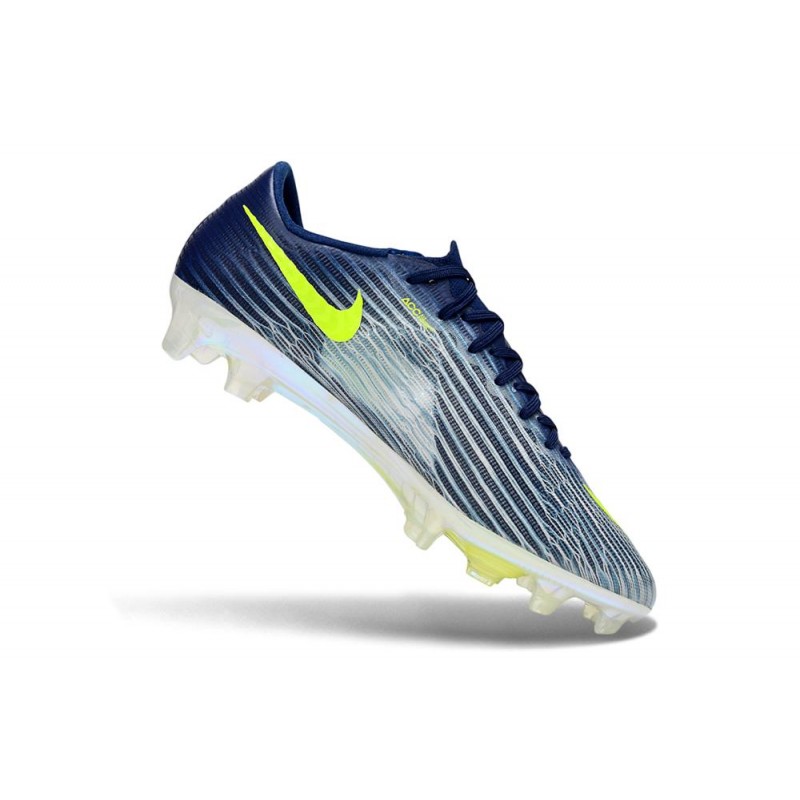 Nike Zoom Mercurial Vapor 17 Elite FG Blå Svart Grön för Herr 9 Billiga Fotbollsskor Nike Zoom Mercurial Vapor 17 Elite FG Blå Svart Grön 9