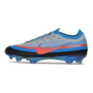 Nike Zoom Mercurial Vapor 17 Elite FG Grå Blå Röd för Herr Billiga Fotbollsskor Nike Zoom Mercurial Vapor 17 Elite FG Grå Blå Röd