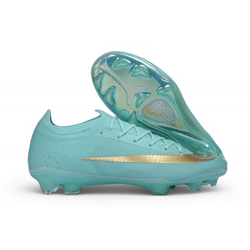 Nike Zoom Mercurial Vapor 17 Elite FG Grön Guld för Herr 5 Billiga Fotbollsskor Nike Zoom Mercurial Vapor 17 Elite FG Grön Guld 5