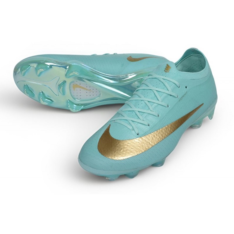 Nike Zoom Mercurial Vapor 17 Elite FG Grön Guld för Herr 7 Billiga Fotbollsskor Nike Zoom Mercurial Vapor 17 Elite FG Grön Guld 7