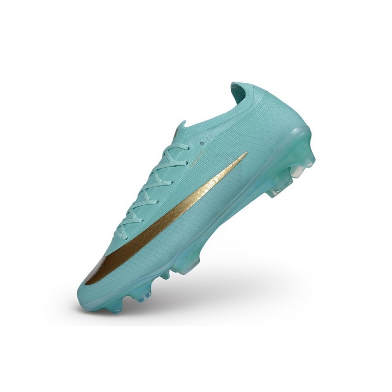 Nike Zoom Mercurial Vapor 17 Elite FG Grön Guld för Herr 8 Billiga Fotbollsskor Nike Zoom Mercurial Vapor 17 Elite FG Grön Guld 8