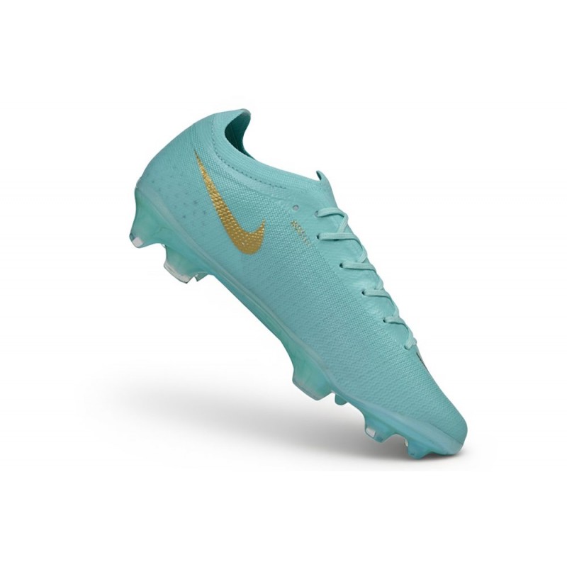 Nike Zoom Mercurial Vapor 17 Elite FG Grön Guld för Herr 9 Billiga Fotbollsskor Nike Zoom Mercurial Vapor 17 Elite FG Grön Guld 9