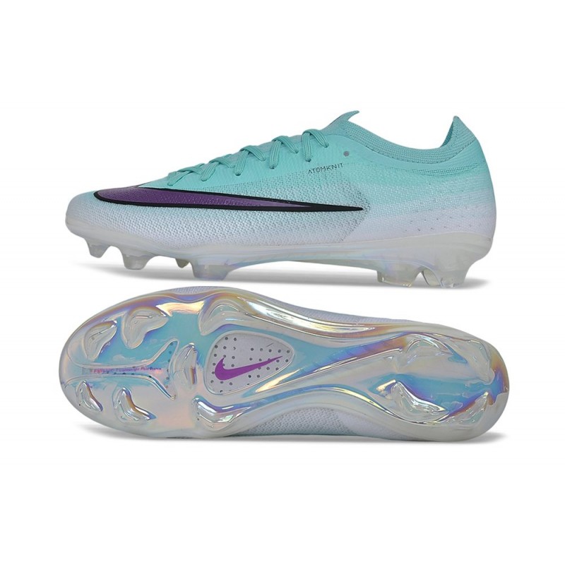 Nike Zoom Mercurial Vapor 17 Elite FG Grön Lila för Herr 4 Billiga Fotbollsskor Nike Zoom Mercurial Vapor 17 Elite FG Grön Lila 4