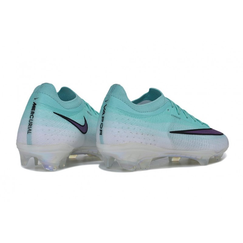 Nike Zoom Mercurial Vapor 17 Elite FG Grön Lila för Herr 6 Billiga Fotbollsskor Nike Zoom Mercurial Vapor 17 Elite FG Grön Lila 6