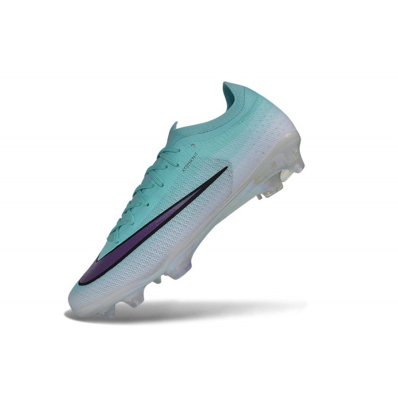 Nike Zoom Mercurial Vapor 17 Elite FG Grön Lila för Herr 8 Billiga Fotbollsskor Nike Zoom Mercurial Vapor 17 Elite FG Grön Lila 8