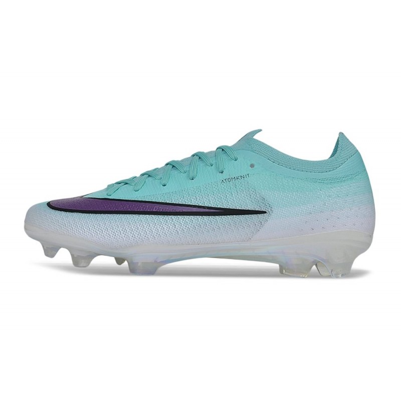 Nike Zoom Mercurial Vapor 17 Elite FG Grön Lila för Herr 3 Billiga Fotbollsskor Nike Zoom Mercurial Vapor 17 Elite FG Grön Lila 3