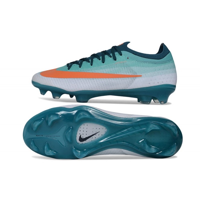 Nike Zoom Mercurial Vapor 17 Elite FG Grön Orange för Herr 4 Billiga Fotbollsskor Nike Zoom Mercurial Vapor 17 Elite FG Grön Orange 4