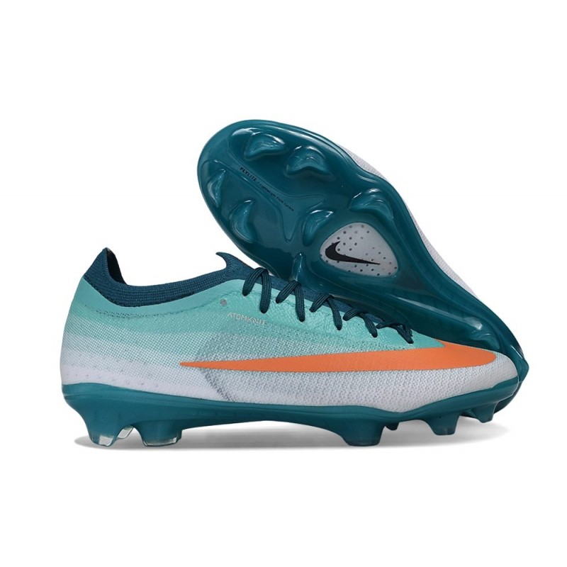 Nike Zoom Mercurial Vapor 17 Elite FG Grön Orange för Herr 5 Billiga Fotbollsskor Nike Zoom Mercurial Vapor 17 Elite FG Grön Orange 5