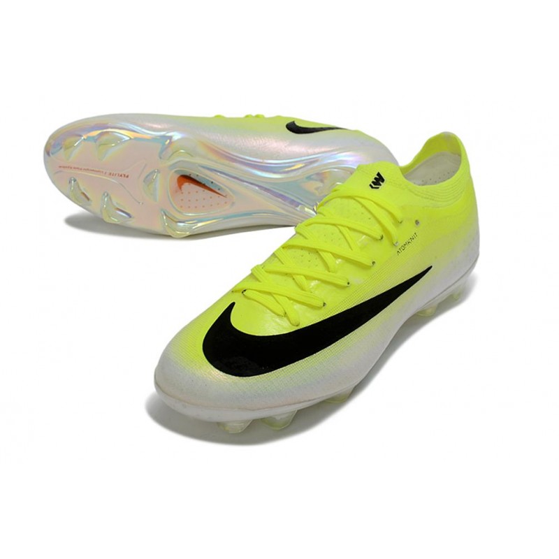 Nike Zoom Mercurial Vapor 17 Elite FG Gul Svart för Herr 7 Billiga Fotbollsskor Nike Zoom Mercurial Vapor 17 Elite FG Gul Svart 7