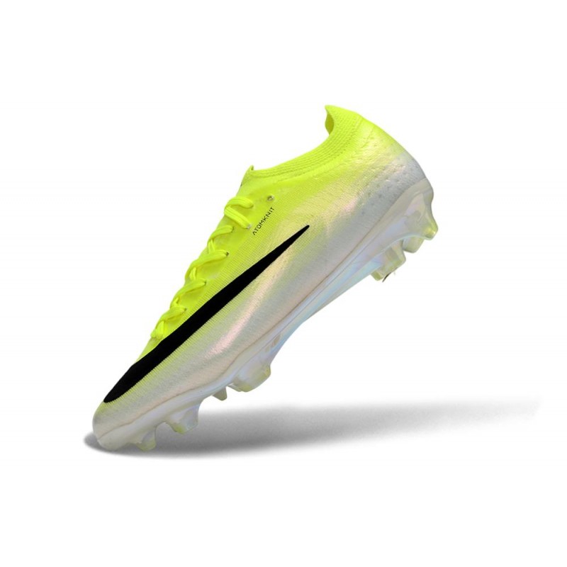 Nike Zoom Mercurial Vapor 17 Elite FG Gul Svart för Herr 8 Billiga Fotbollsskor Nike Zoom Mercurial Vapor 17 Elite FG Gul Svart 8