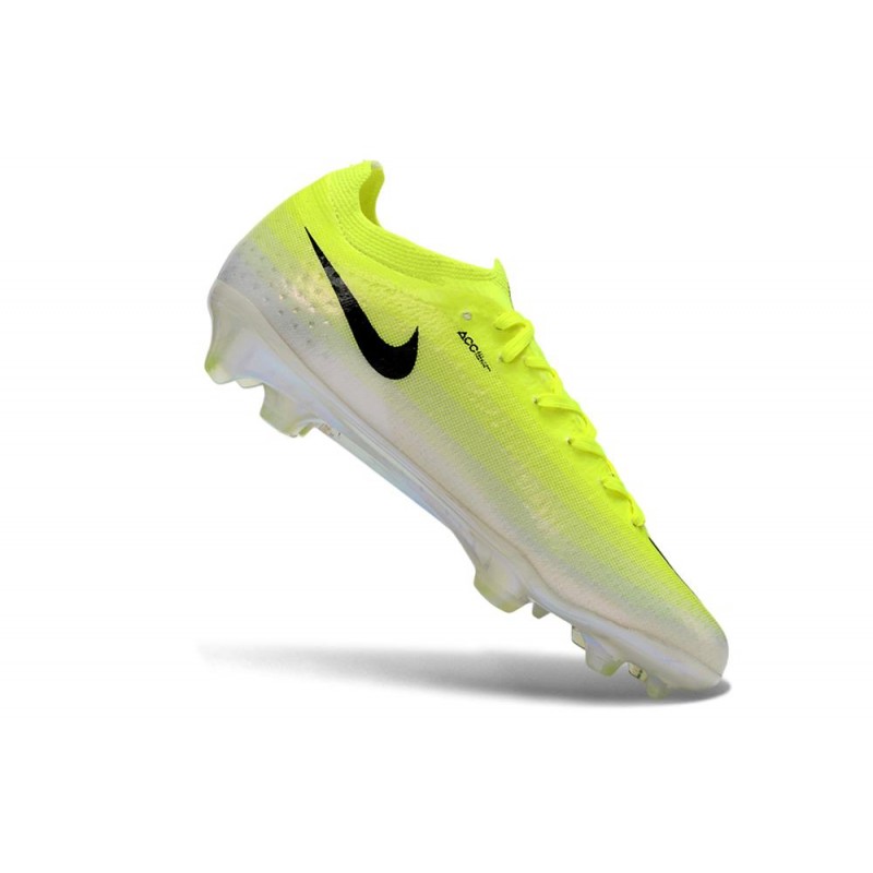 Nike Zoom Mercurial Vapor 17 Elite FG Gul Svart för Herr 9 Billiga Fotbollsskor Nike Zoom Mercurial Vapor 17 Elite FG Gul Svart 9