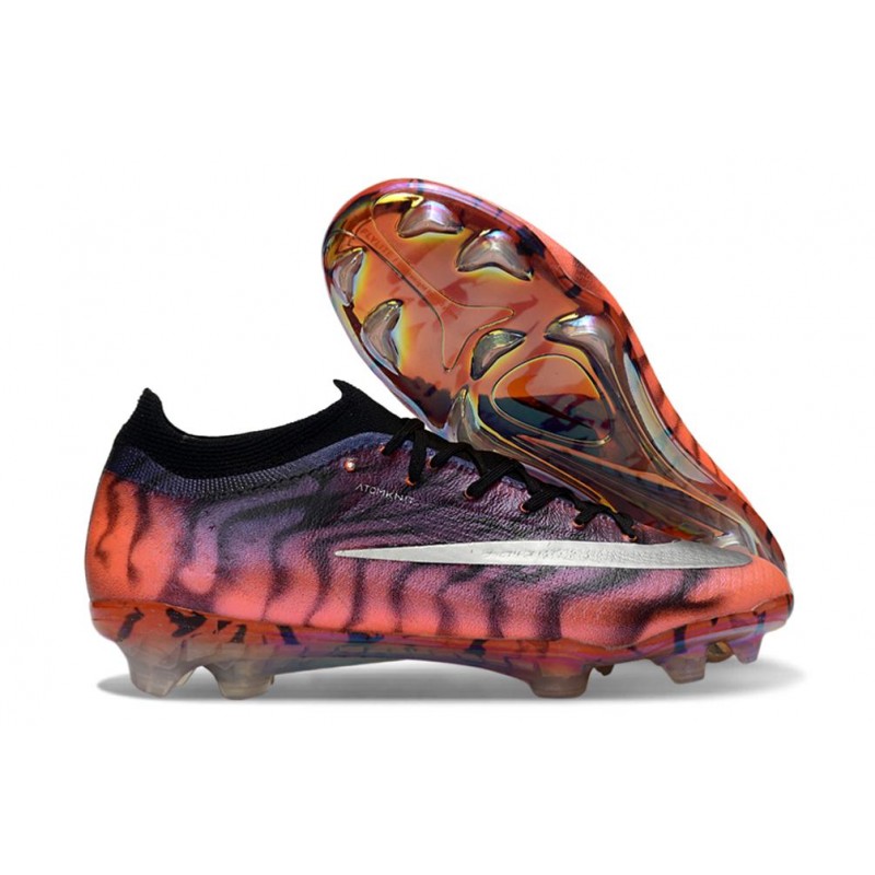Nike Zoom Mercurial Vapor 17 Elite FG Orange Svart Silver för Herr 5 Billiga Fotbollsskor Nike Zoom Mercurial Vapor 17 Elite FG Orange Svart Silver 5