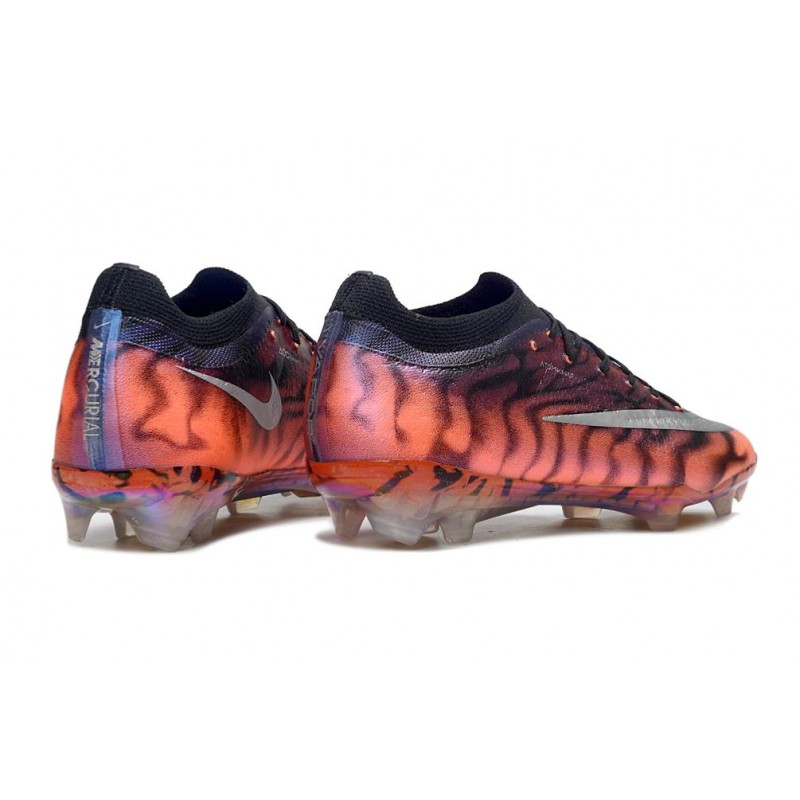 Nike Zoom Mercurial Vapor 17 Elite FG Orange Svart Silver för Herr 6 Billiga Fotbollsskor Nike Zoom Mercurial Vapor 17 Elite FG Orange Svart Silver 6