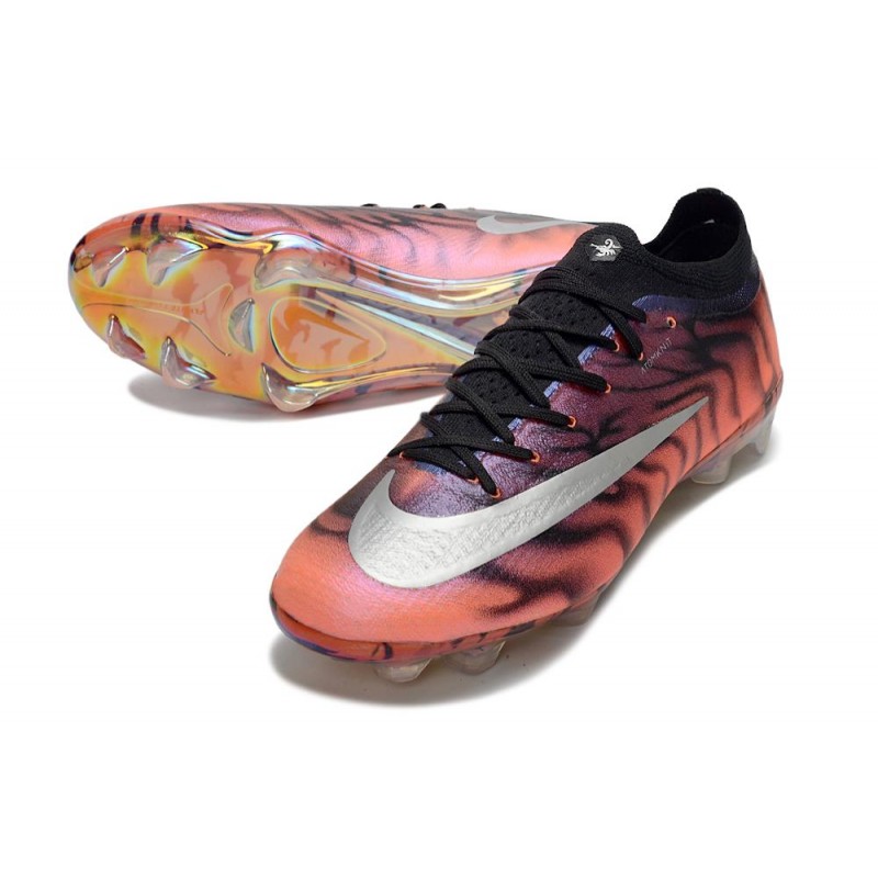 Nike Zoom Mercurial Vapor 17 Elite FG Orange Svart Silver för Herr 7 Billiga Fotbollsskor Nike Zoom Mercurial Vapor 17 Elite FG Orange Svart Silver 7
