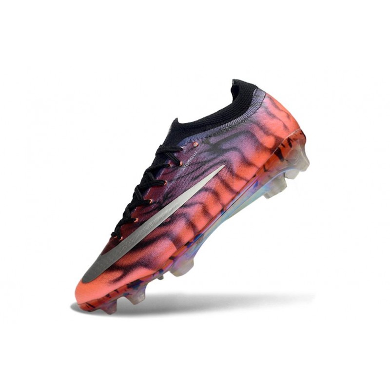 Nike Zoom Mercurial Vapor 17 Elite FG Orange Svart Silver för Herr 8 Billiga Fotbollsskor Nike Zoom Mercurial Vapor 17 Elite FG Orange Svart Silver 8