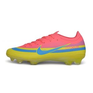 Nike Zoom Mercurial Vapor 17 Elite FG Röd Gul Blå för Herr Billiga Fotbollsskor Nike Zoom Mercurial Vapor 17 Elite FG Röd Gul Blå