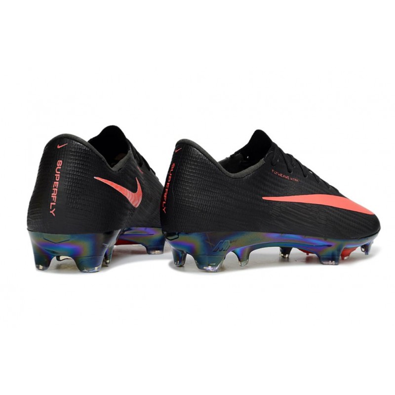 Nike Zoom Mercurial Vapor 17 Elite FG Svart Orange för Herr 6 Billiga Fotbollsskor Nike Zoom Mercurial Vapor 17 Elite FG Svart Orange 6