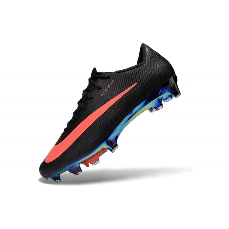 Nike Zoom Mercurial Vapor 17 Elite FG Svart Orange för Herr 8 Billiga Fotbollsskor Nike Zoom Mercurial Vapor 17 Elite FG Svart Orange 8