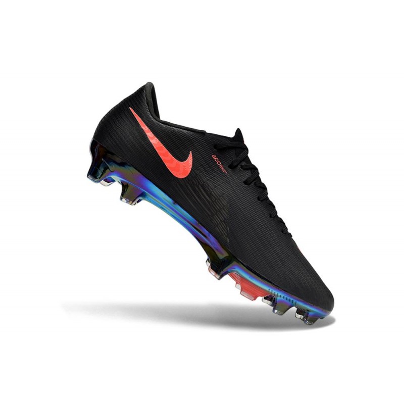 Nike Zoom Mercurial Vapor 17 Elite FG Svart Orange för Herr 9 Billiga Fotbollsskor Nike Zoom Mercurial Vapor 17 Elite FG Svart Orange 9