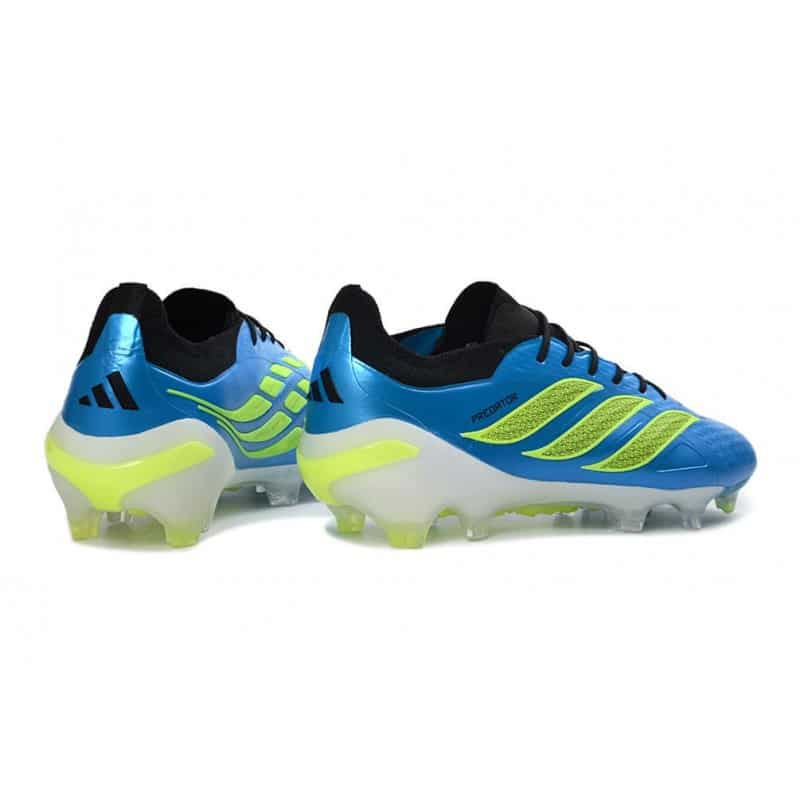 Skor Adidas Predator Elite Low FG Blå Grön för Herr 6 Billiga Fotbollsskor Skor Adidas Predator Elite Low FG Blå Grön 6
