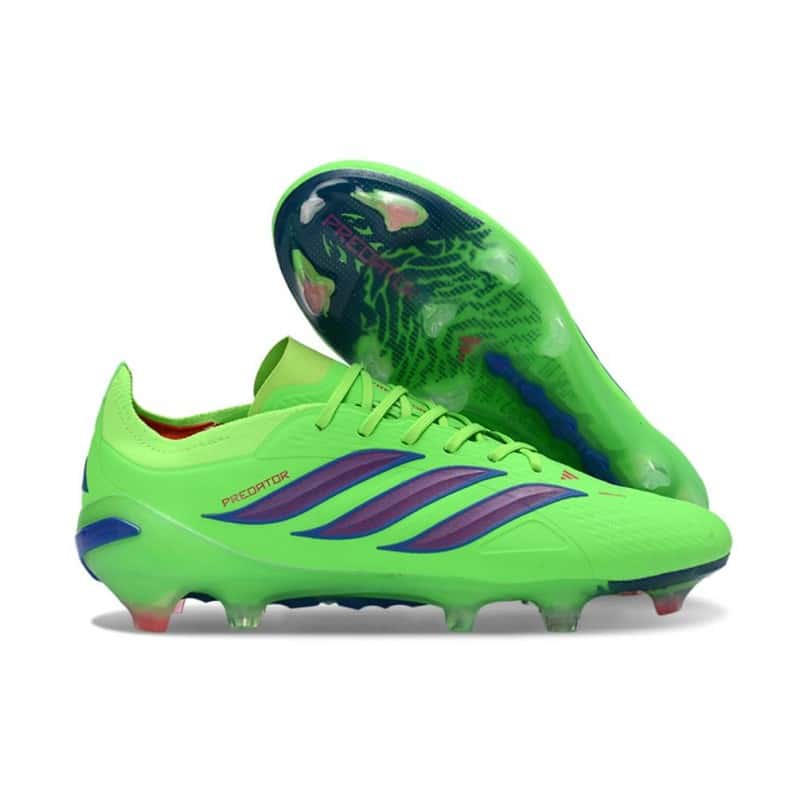 Skor Adidas Predator Elite Low FG Grön Blå för Herr 5 Billiga Fotbollsskor Skor Adidas Predator Elite Low FG Grön Blå 5
