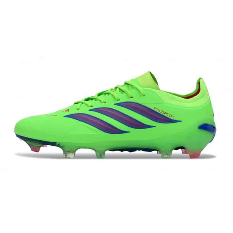 Skor Adidas Predator Elite Low FG Grön Blå för Herr 3 Billiga Fotbollsskor Skor Adidas Predator Elite Low FG Grön Blå 3