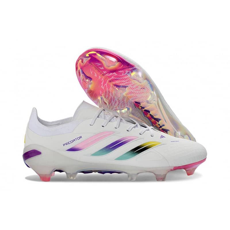 Skor Adidas Predator Elite Low FG Vit Rosa för Herr 5 Billiga Fotbollsskor Skor Adidas Predator Elite Low FG Vit Rosa 5
