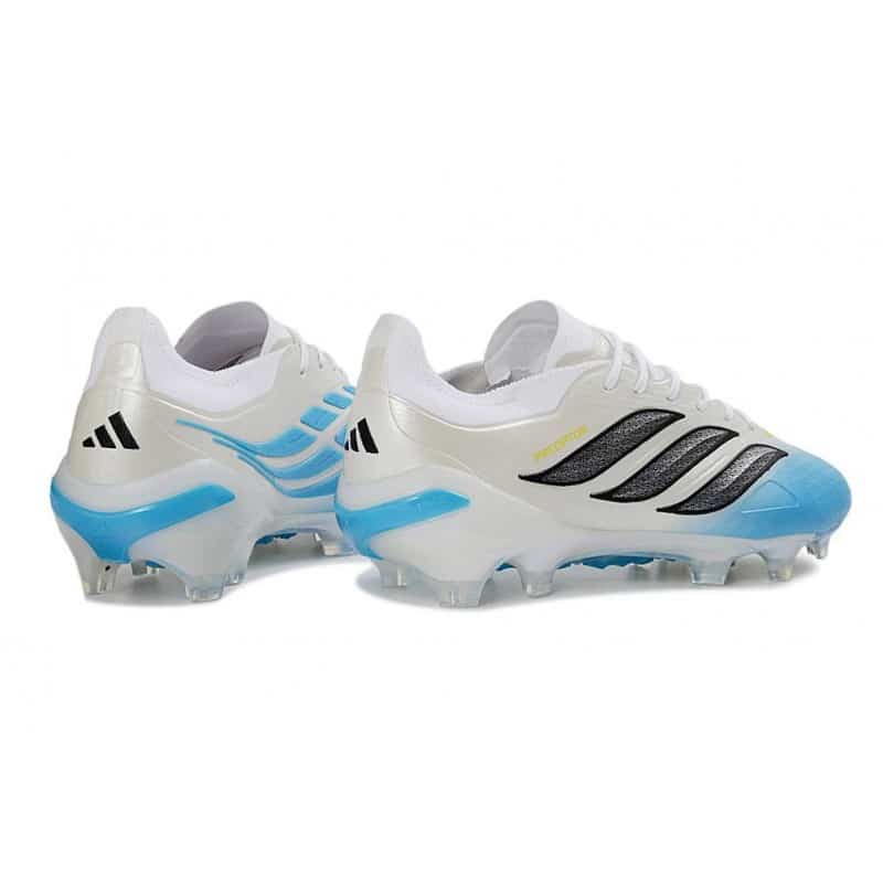 Skor Adidas Predator Elite Low FG Vit Svart Blå för Herr 6 Billiga Fotbollsskor Skor Adidas Predator Elite Low FG Vit Svart Blå 6