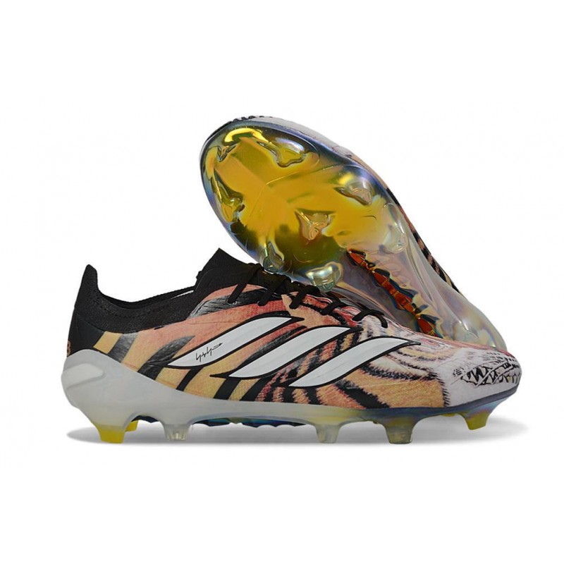 Skor Adidas Predator Tiger Y-3 Elite Low FG för Herr 5 Billiga Fotbollsskor Skor Adidas Predator Tiger Y-3 Elite Low FG 5