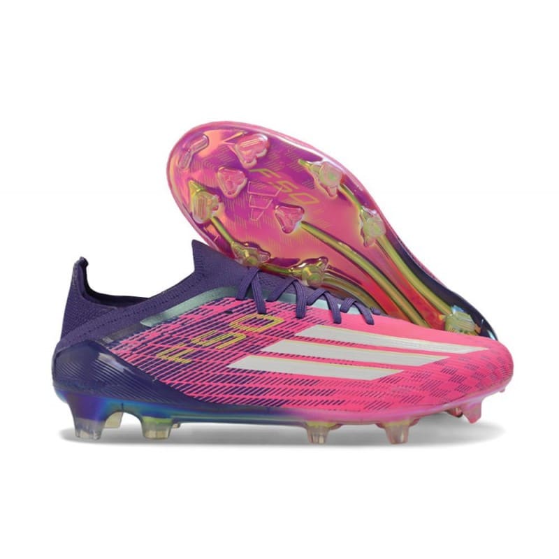 adidas F50 Elite FG Fotbollsskor för Män Rosa Vit Lila för Herr 5 Billiga Fotbollsskor adidas F50 Elite FG Fotbollsskor för Män Rosa Vit Lila 5
