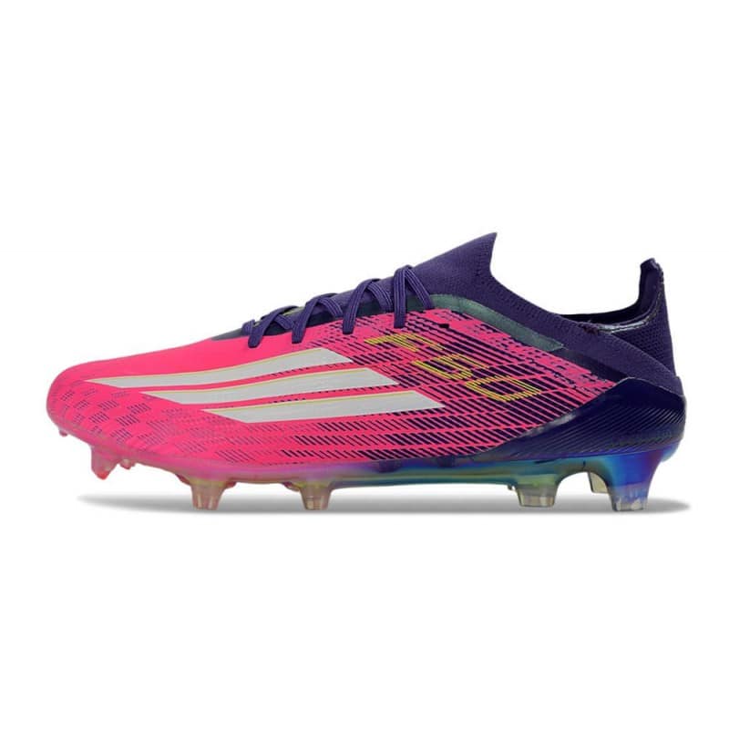 adidas F50 Elite FG Fotbollsskor för Män Rosa Vit Lila för Herr 3 Billiga Fotbollsskor adidas F50 Elite FG Fotbollsskor för Män Rosa Vit Lila 3