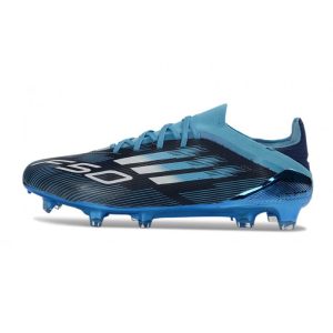 adidas F50 Elite FG Fotbollsskor för Män Svart Blå för Herr Billiga Fotbollsskor adidas F50 Elite FG Fotbollsskor för Män Svart Blå