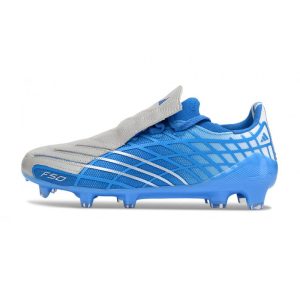 Fotbollsskor för Män adidas F50 Spider Elite FG Herrar Blå Silver för Herr Billiga Fotbollsskor Fotbollsskor för Män adidas F50 Spider Elite FG Herrar Blå Silver