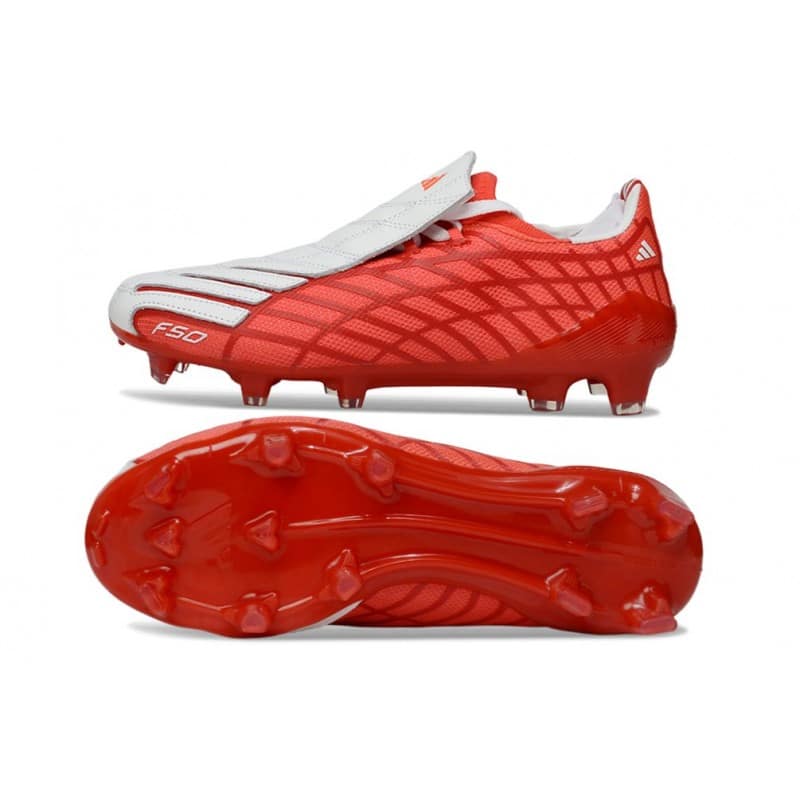 Fotbollsskor för Män adidas F50 Spider Elite FG Herrar Röd Vit för Herr 4 Billiga Fotbollsskor Fotbollsskor för Män adidas F50 Spider Elite FG Herrar Röd Vit 4