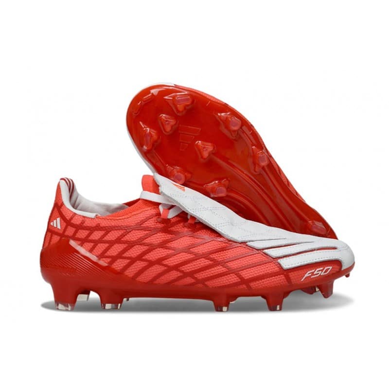 Fotbollsskor för Män adidas F50 Spider Elite FG Herrar Röd Vit för Herr 5 Billiga Fotbollsskor Fotbollsskor för Män adidas F50 Spider Elite FG Herrar Röd Vit 5