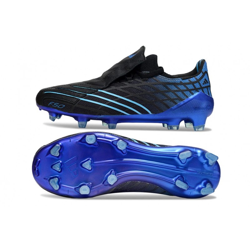Fotbollsskor för Män adidas F50 Spider Elite FG Herrar Svart Blå för Herr 4 Billiga Fotbollsskor Fotbollsskor för Män adidas F50 Spider Elite FG Herrar Svart Blå 4
