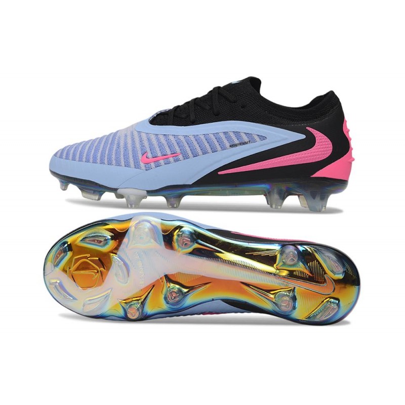 Fotbollsskorna Nike Phantom 6 Elite Low FG Blå Svart Rosa för Herr 4 Billiga Fotbollsskor Fotbollsskorna Nike Phantom 6 Elite Low FG Blå Svart Rosa 4