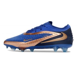 Fotbollsskorna Nike Phantom 6 Elite Low FG Cyan Guld för Herr Billiga Fotbollsskor Fotbollsskorna Nike Phantom 6 Elite Low FG Cyan Guld
