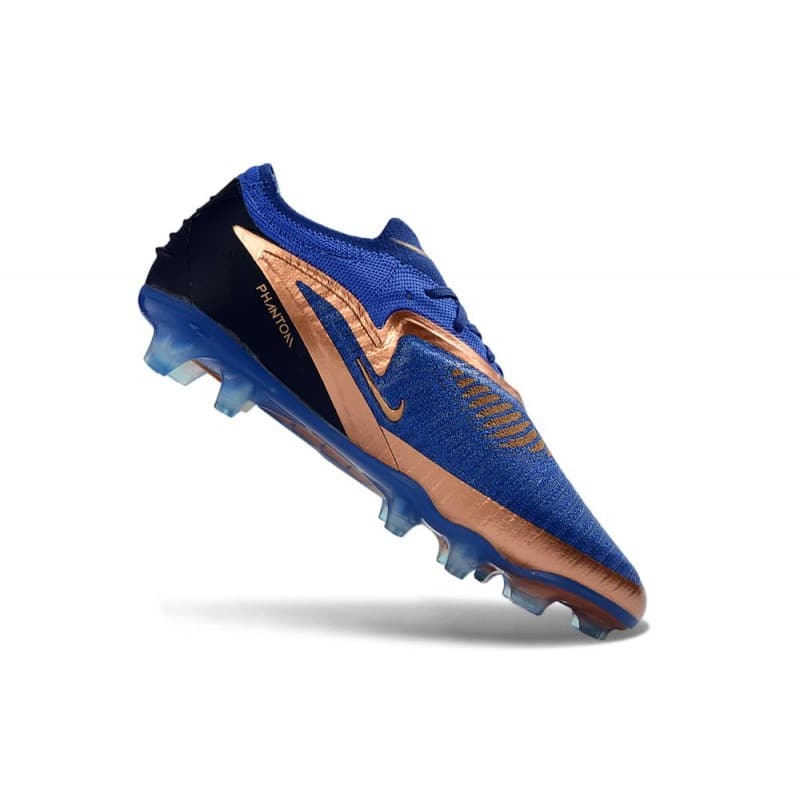 Fotbollsskorna Nike Phantom 6 Elite Low FG Cyan Guld för Herr 9 Billiga Fotbollsskor Fotbollsskorna Nike Phantom 6 Elite Low FG Cyan Guld 9