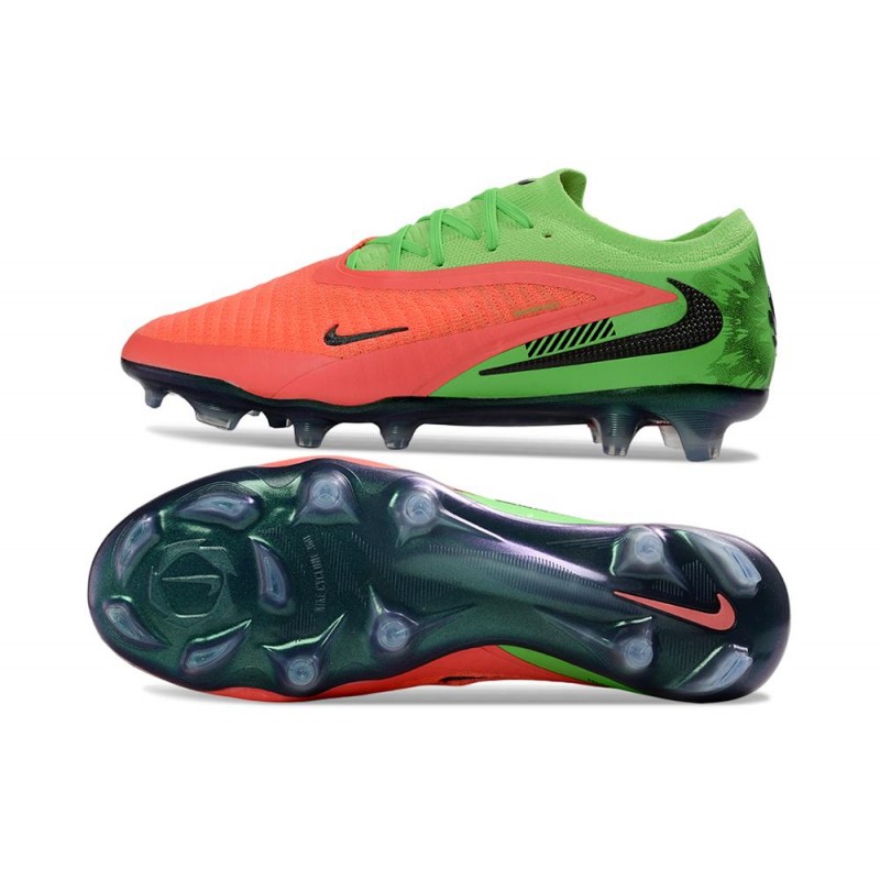 Fotbollsskorna Nike Phantom 6 Elite Low FG Erling Haaland Personal Edition – Röd Grön för Herr 4 Billiga Fotbollsskor Fotbollsskorna Nike Phantom 6 Elite Low FG Erling Haaland Personal Edition – Röd Grön 4